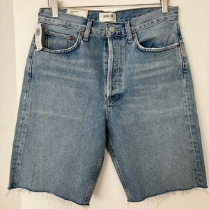 Agolde 90s mid rose short in riptide